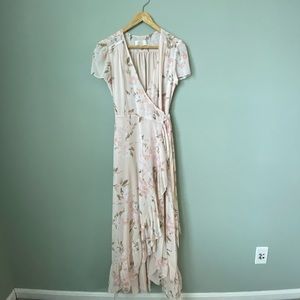 wayf natasha floral wrap dress